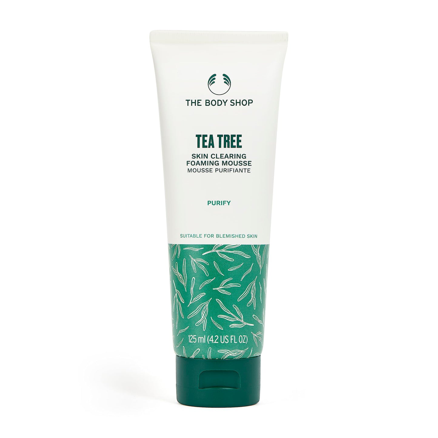 The Body Shop Tea Tree Skin Clearing Foaming Cleanser – Purifying Face Wash For Oily, Blemished Skin – Vegan – 4.2 Fl Oz - Packaging May Vary