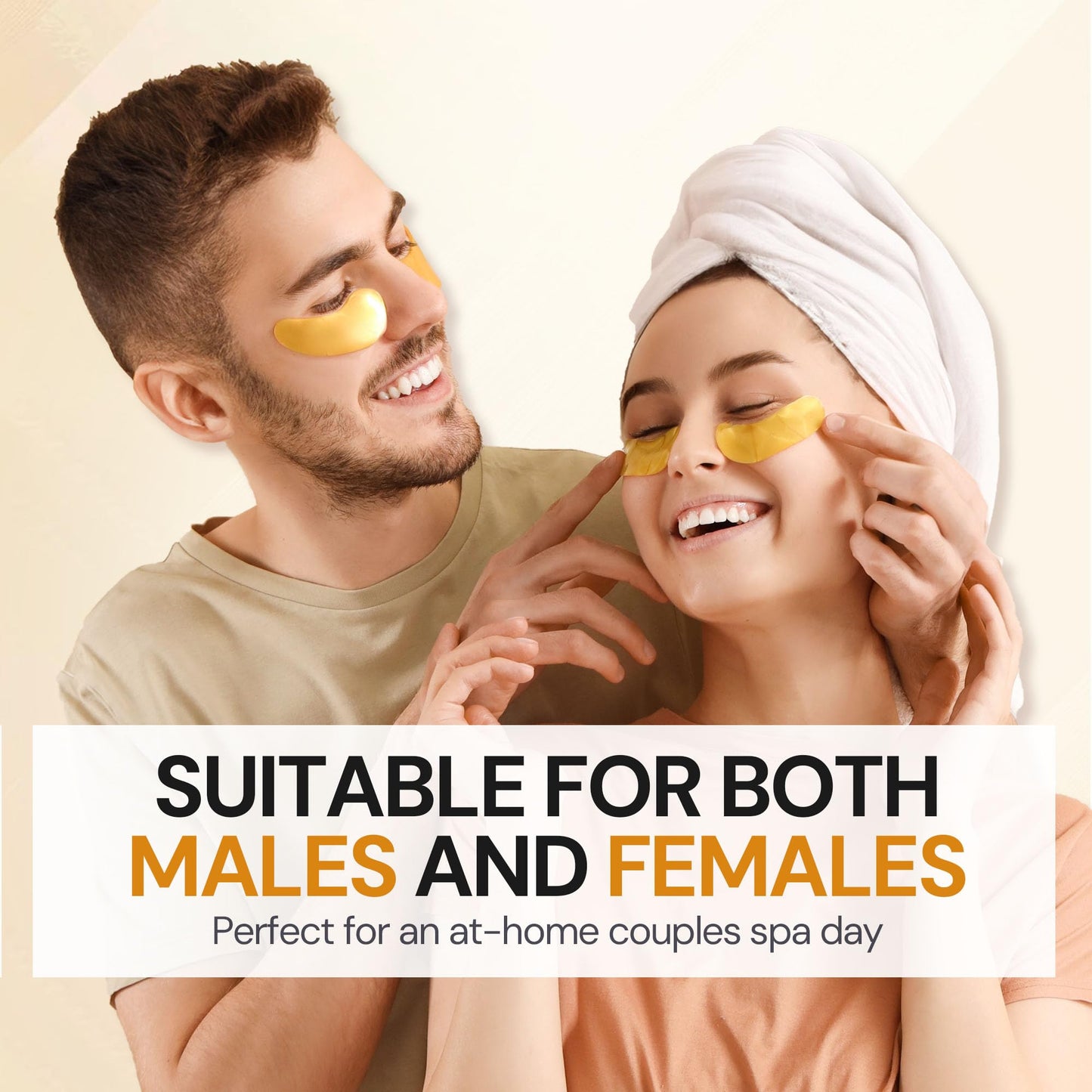 KUTDEP Under Eye Patches, 10 Pairs Gold Collagen Eye Gels Mask, Reduce Dark Circles, Wrinkles Puffy & Bags, Anti-aging Moisturizing Eye Mask