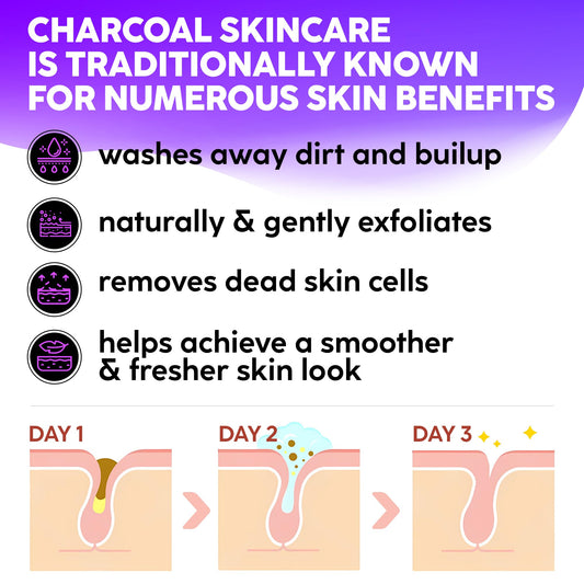 Korean Activated Charcoal Face Mask Peel Off - Blackhead Remover Mask - Facial Peeling & Nose Pore Cleaner - Black Head Remover for Face - Alternative to Pore Strips - Korean Skin Care Masks - 8 Pack