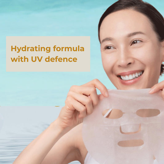 YoungMe Radiant Glamour Korean Sheet Mask – Rejuvenating & Hypoallergenic Facial Mask for All Skin Types | 25g x 6 Sheets