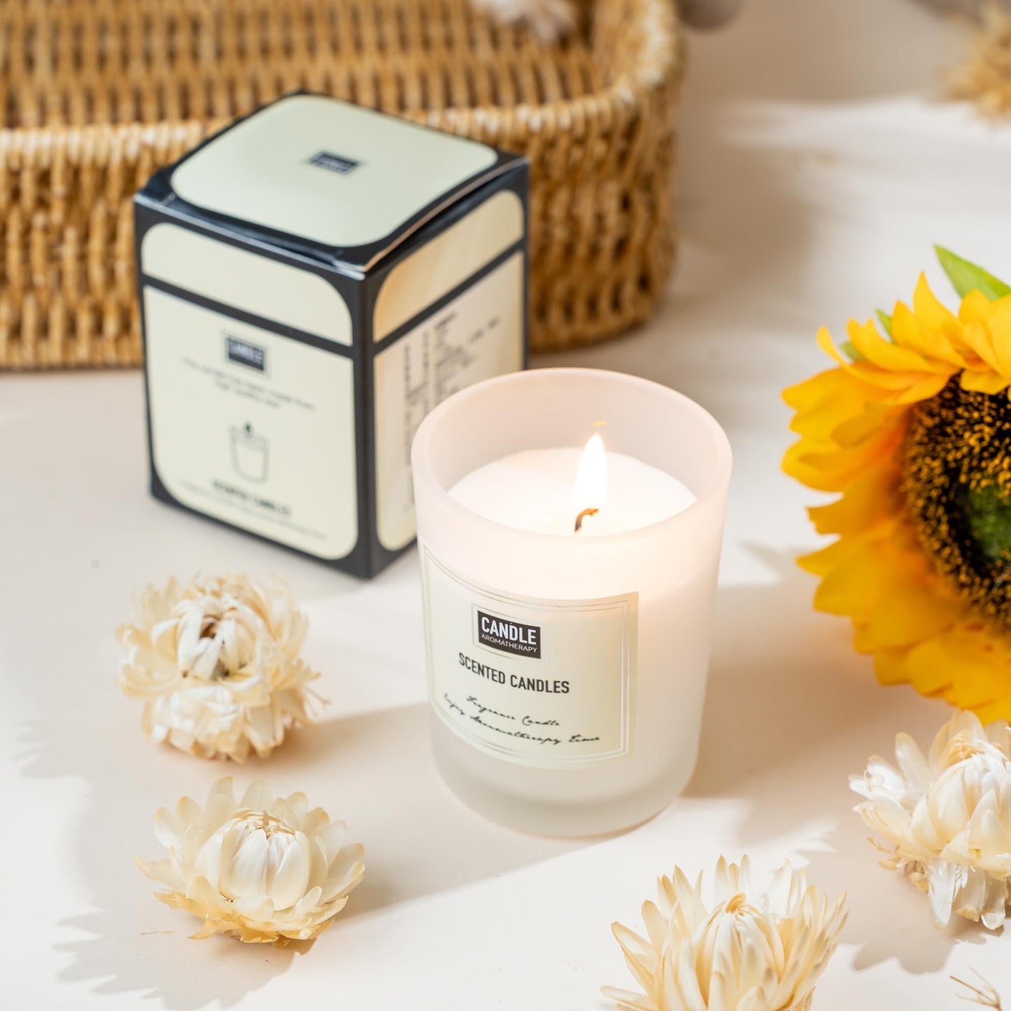 TOYIYAR Sunflower-Themed Encouragement Gift Box for Women - Self Care Package with Ultra Soft Flannel Blanket, Best Friend Birthday, Thinking of You Gifts for Her (Luxury Ready-to-Give)