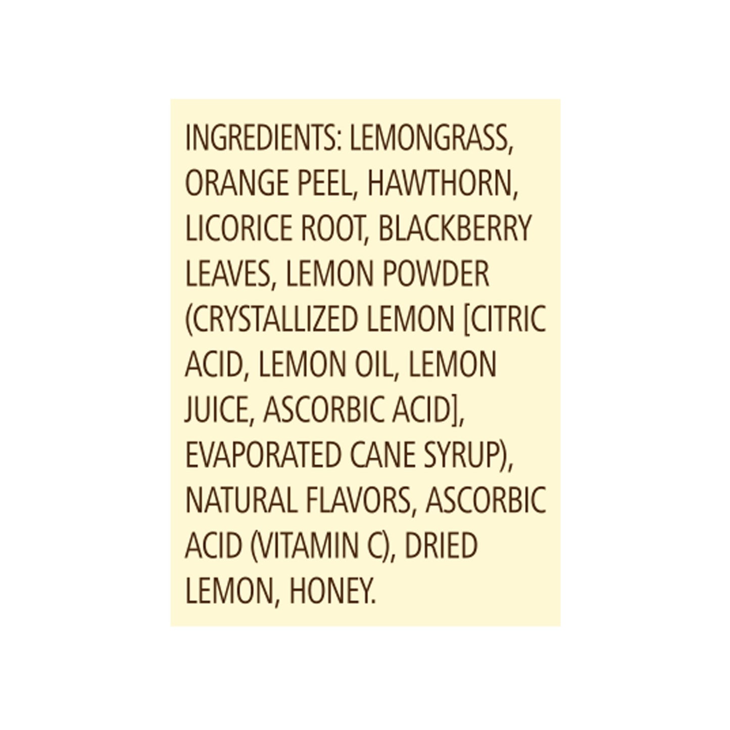 Celestial Seasonings Lemon Honey Drop Herbal Tea, 16 Tea Bags Box