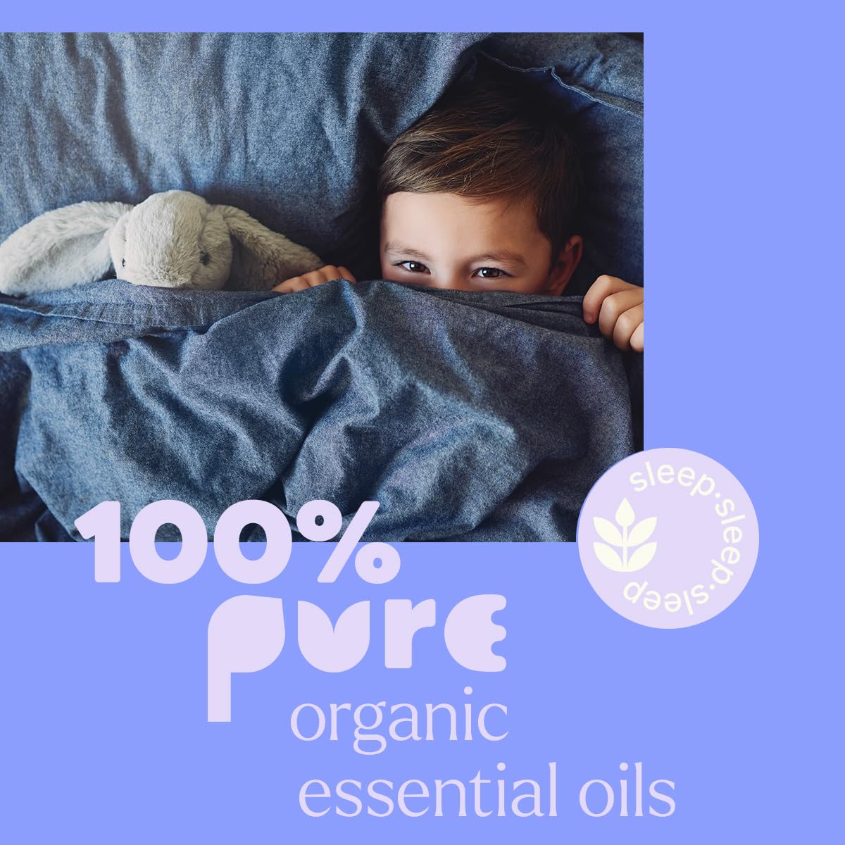 Plant Therapy KidSafe Organic Nighty Night Essential Oil Blend for Sleep 10 mL (1/3 oz) 100% Pure, Undiluted, Therapeutic Grade