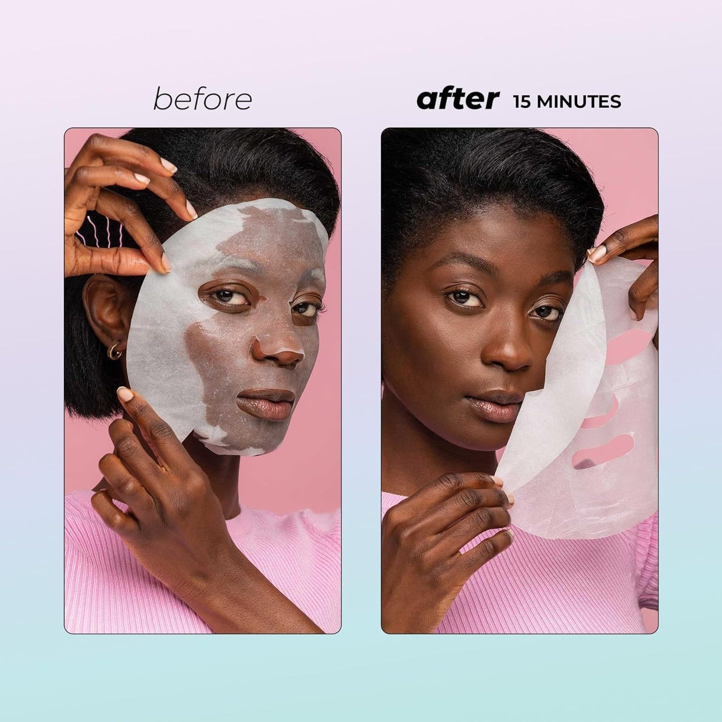 Vitamasques Multivitamin Face Mask, 8-Pack - Hydrating and Nourishing for Radiant Skin, Provides Vitamins B, C & E