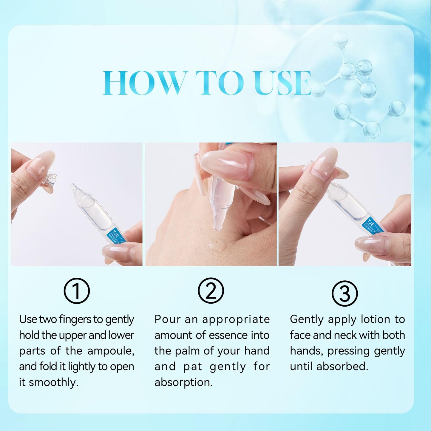 30 PCS Vitamin C Hyaluronic Acid Serum for Face, Ultra Hydrating Anti-Aging & Skin Firming Serum, Wrinkle-Reducing, Fast Absorbing, Deep Moisturizing