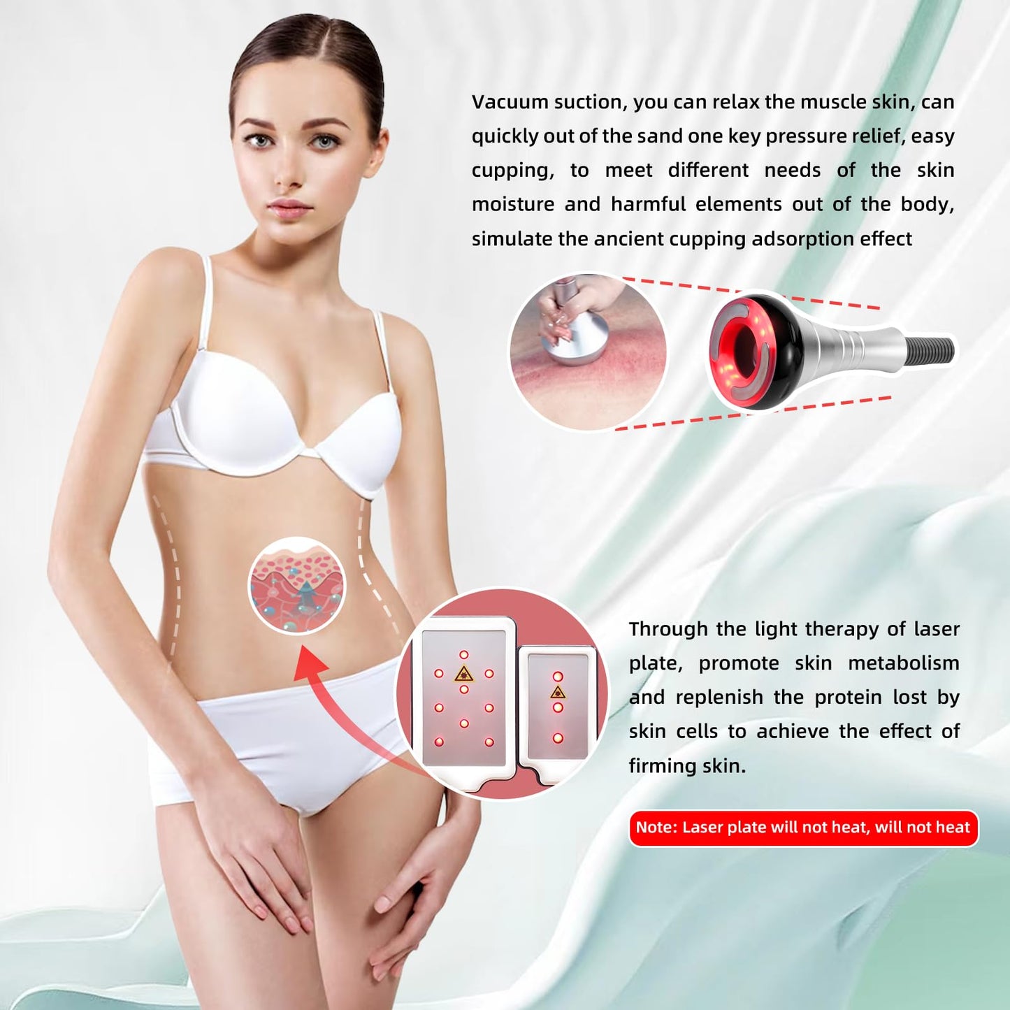Body Massager Multifunction Beauty for Improvement in The Appearance of Cellulite Device