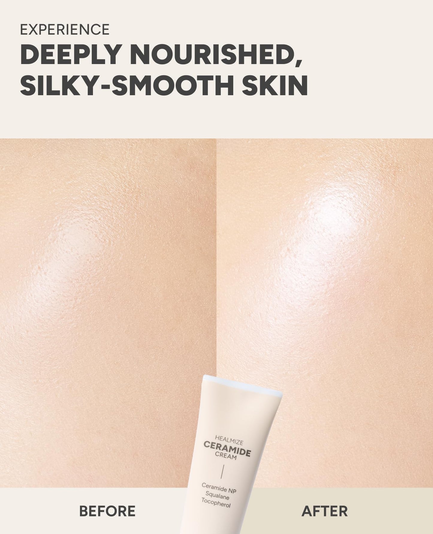 healmize Ceramide Cream | Korean Skin Care Moisturizer for Face & Hand & Body | Ceramide Moisturizer for Skin Repair | Hydrating Cream for Deep Moisture & Body Care