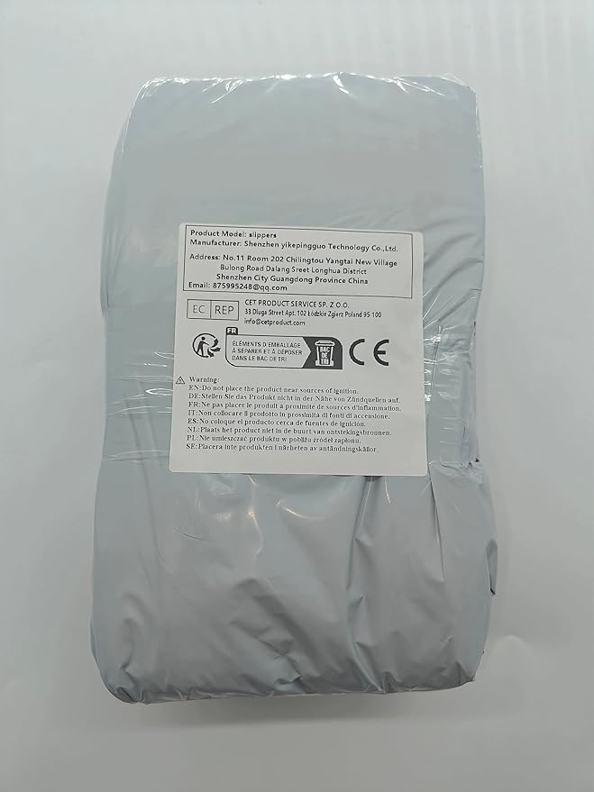 AhfuLife Spa Slippers 10 Pairs of Hotel Slippers 2 Sizes, Disposable Closed-Toe Slippers for Guest, House Slipper Non-slip Unisex for Wedding, Party, Travel, Bedroom