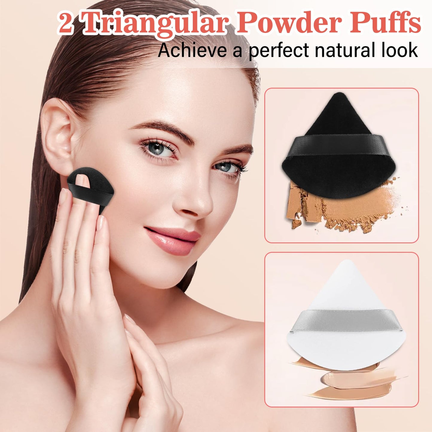 Makeup Brush Set, 17PCs Makeup Brushes with Foundation Eyebrow Blending Concealer Blush Eyeshadow Contour Lash Powder Brush, Make Up Brushes Kit with Organizer Travel Case (Medium, Pink)