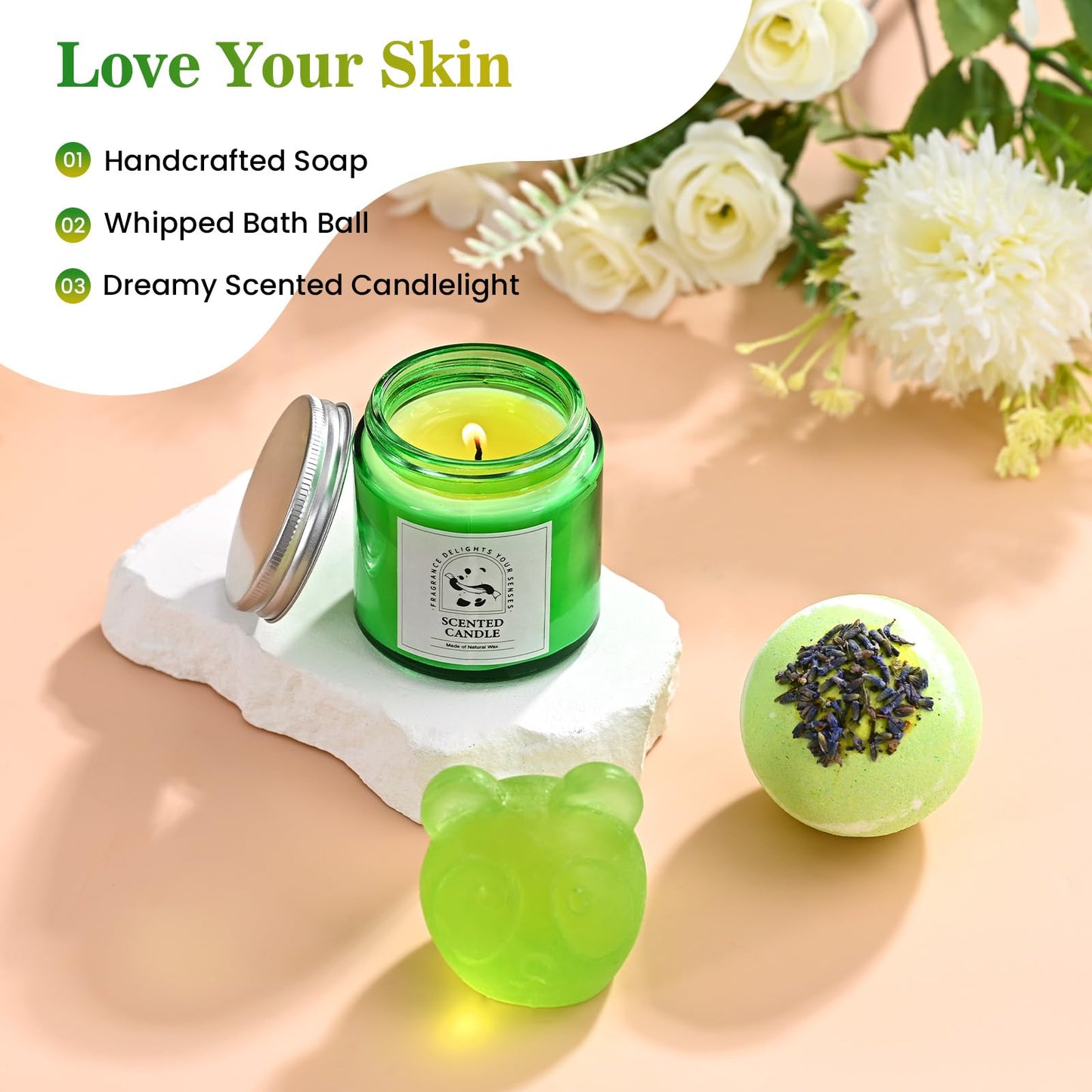 Luxury 12-Piece Gift Set,Relaxation Spa Gift Basket,Women'S Care Set,Birthday Gift,Creative Gift Box for Mother'S Day/Anniversary/Christmas,Suitable for Mothers, Wives,Sisters,and Best Friends.