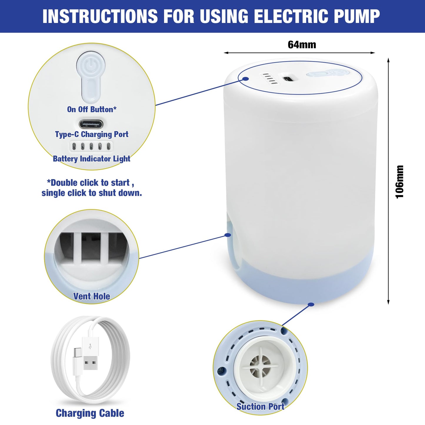 HIBAG Travel Vacuum Bags with Electric Pump for Luggage and Suitcase, Vacuum Seal Compression Packing Bags for Clothes Clothing, Combo 12 Pack