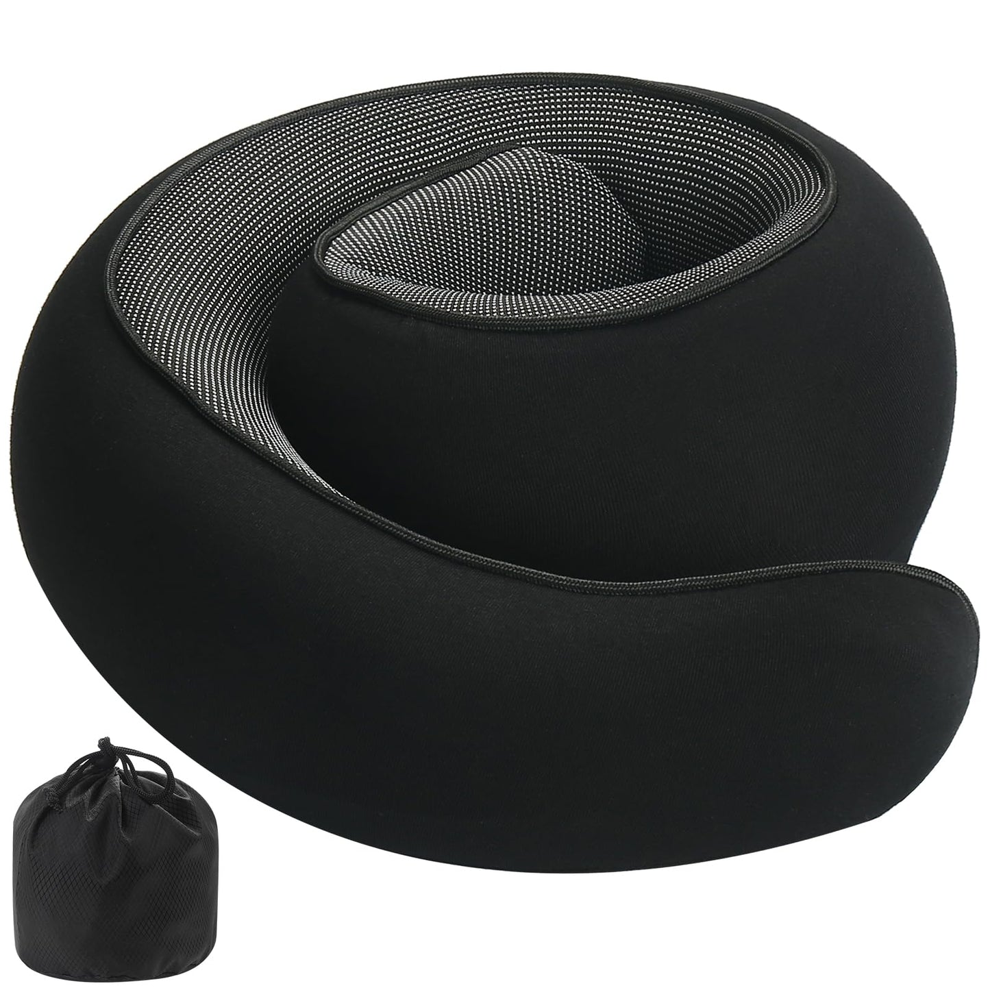 Ulaek®Travel Pillows for Airplanes,Travel Neck Pillow Airplane Memory Comfortable Breathable Cover, Stowable Pillows for Sleeping, Car, Airport Travel Essentials,Gifts for Family, Wife and Friends