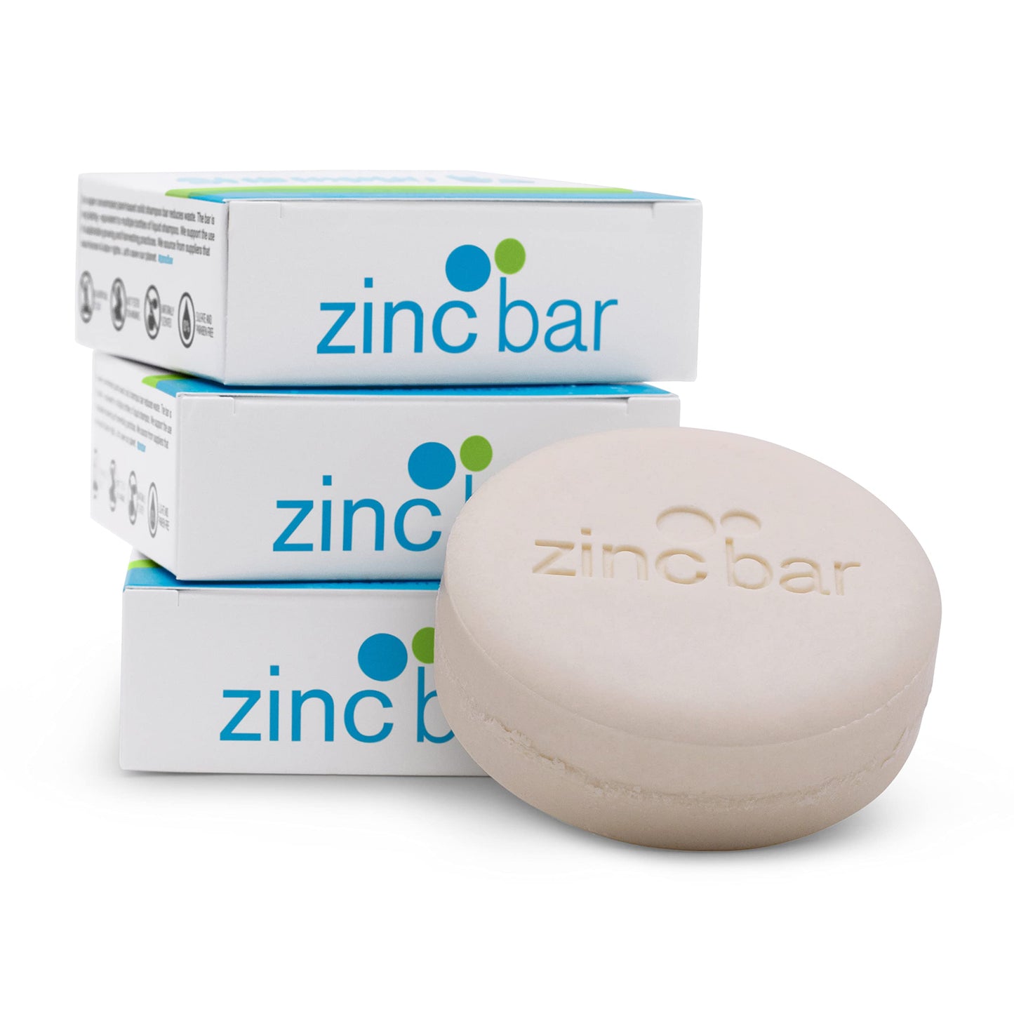 Dermaharmony 2% Pyrithione Zinc Shampoo Bar for dandruff and seborrheic dermatitis - Peppermint (4 Oz)