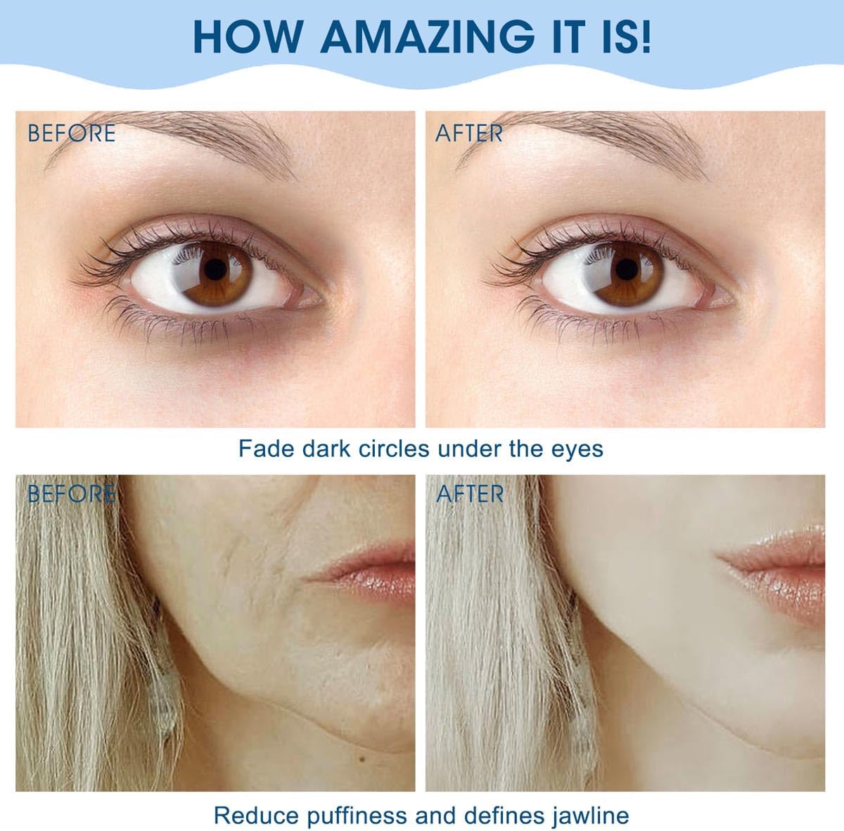 Bealihelp Face Roller & Gua Sha, Stainless Steel Facial Roller and Gua Sha Tool for Face, Skin Care, Anti-Aging, and Lifting