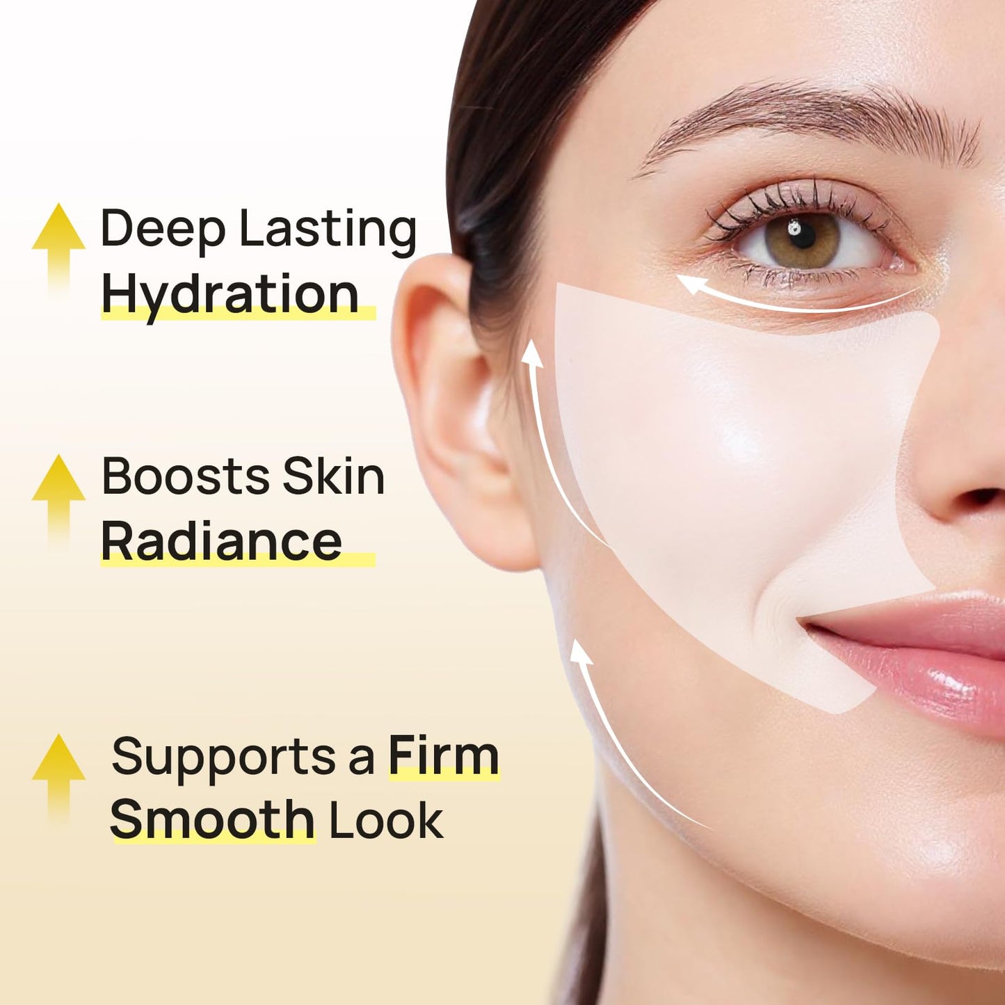 Bleuvél Collagen Face Mask, Real Deep Marine Collagen Overnight Face Mask for Glass Glow Skin - Elasticity, Firming, Hydrating & Moisturizing, 30g x 5ea (Pack of 1)