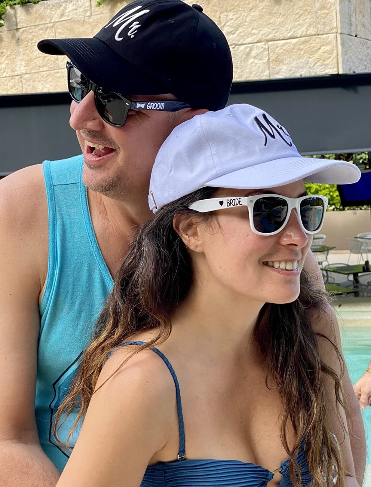 Bride and Groom Sunglasses Set by BellaCuttery, Honeymoon Gifts for the Couple, Destination Wedding Gifts