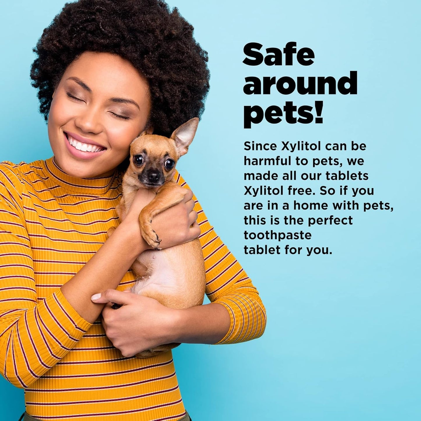 Chomp Super Whitening Toothpaste with Nano Hydroxyapatite 120 Tablet Refill