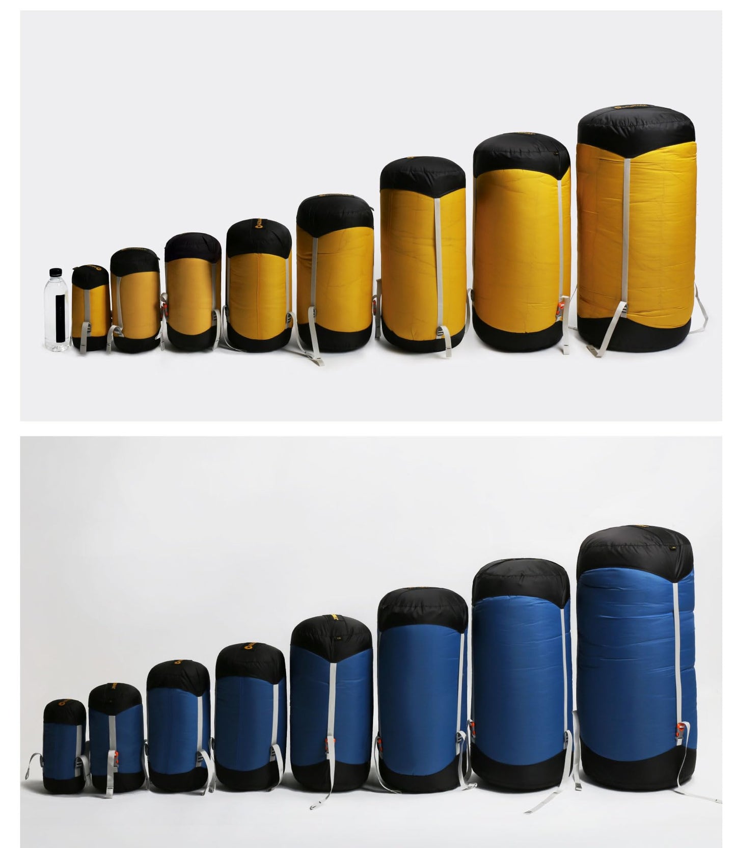 AEGISMAX New 1.5L-45L Ultralight Compression Sack for Sleeping Bag Accessories Waterproof Nylon Stuff Sack Outdoor Ultralight Storage Bag (1.5L Agate Gray)