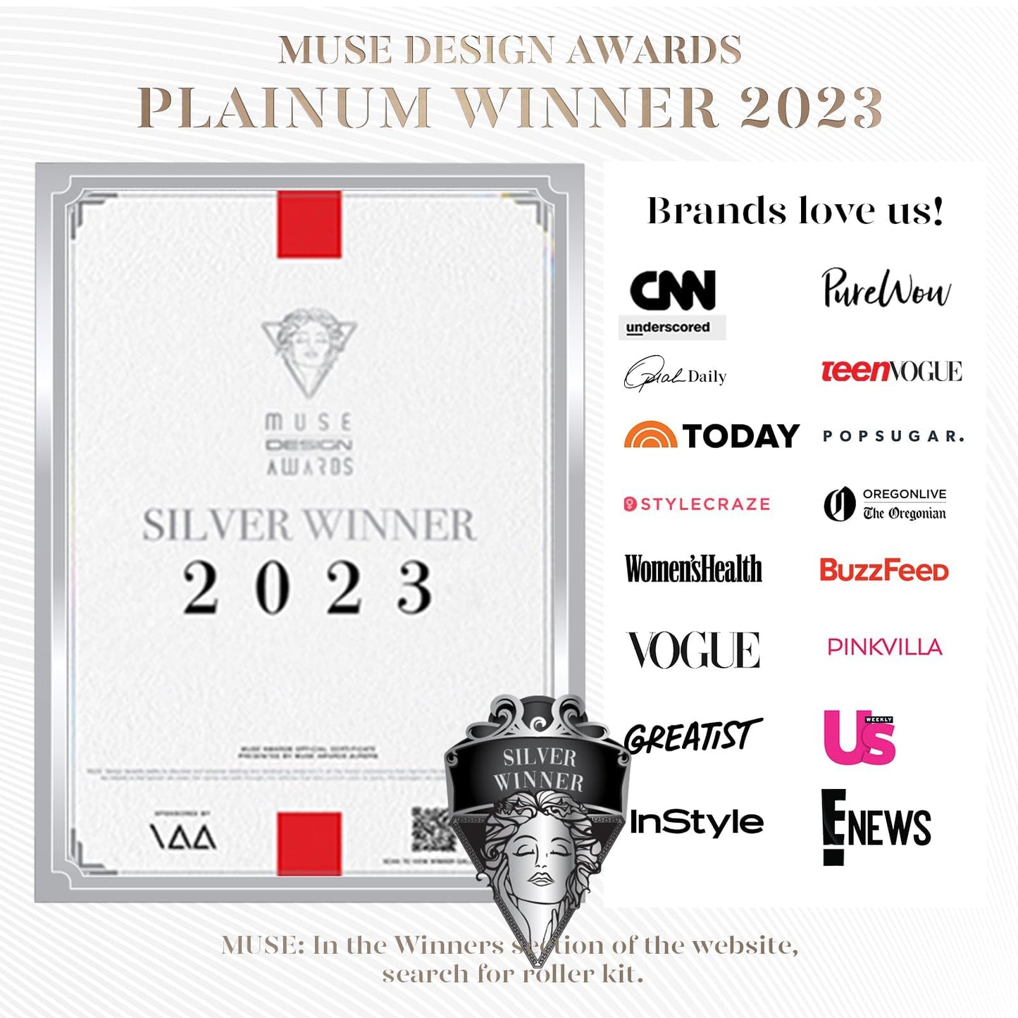 BAIMEI Jade Roller & Gua Sha, Face Roller, Facial Beauty Roller Skin Care Tools, Self Care Gift for Men Women, Massager for Face, Eyes, Neck, Relieve Fine Lines and Wrinkles - Rose Quartz