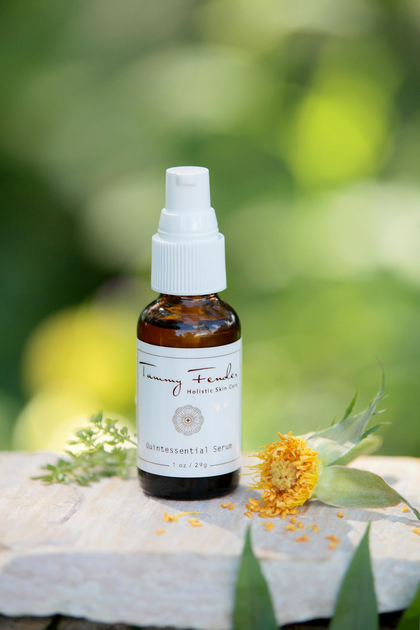Tammy Fender - Quintessential Serum | Natural, Organic, Cruelty Free, Non-Toxic Skincare | Ultra-Concentrated Serum | Replenish, Moisturize, Soothe, & Strengthen | All Skin Types (.5 oz - Travel Mini)