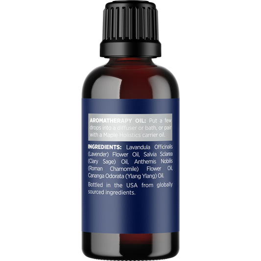 Sleep Essential Oil Blend for Diffuser - Dream Essential Oils for Diffusers Aromatherapy and Relaxation with Clary Sage Ylang-Ylang Roman Chamomile and Lavender for Sleep Time Support (1 Fl Oz)