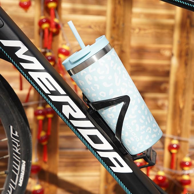 BJPKPK 30oz Tumbler With lid And Straw Stainless Steel Travel Coffee Mug Insulated Tumblers Cups,Light Pink