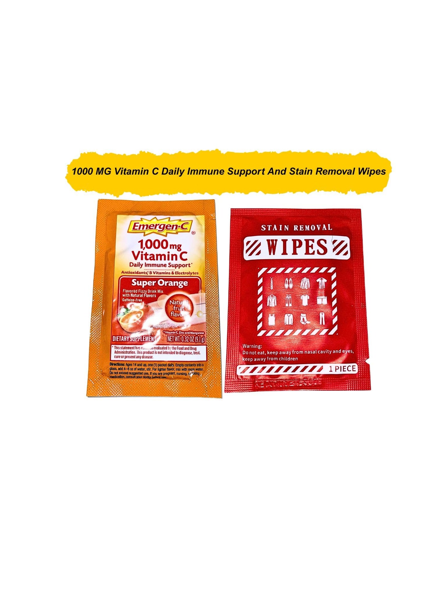 Travel Kit – Pre-Packed TSA-Approved Bag | Compact Goodie with Pain Relief, Stain Remover Wipe, Ear Plugs, Vitamin C, Eye Drops & Mints for Flights, Road Trips & Vacations