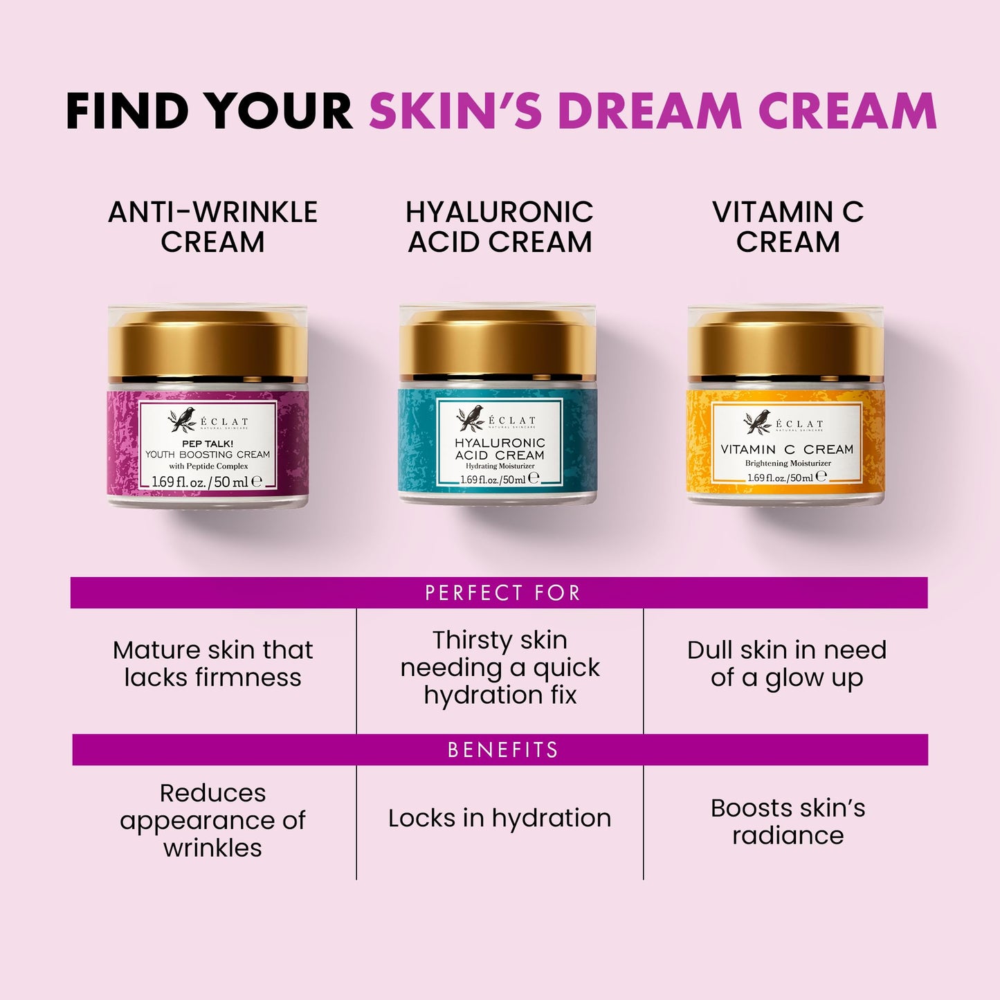 Collagen Anti Aging Face Cream with Patented Matrixyl-3000 & Argireline - 5x More Powerful w/ Pep-Boost Peptide Complex + 10 Antioxidants - Facial Wrinkle Day/Night Cream Face Moisturizer for Women