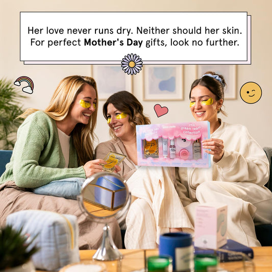 grace & stella Award Winning Skin Care Set - Gifts for Her - Travel Essentials with Under Eye Masks, Serum, Cleanser, Lip Balm - Birthdays, Bachelorette, Bridesmaids, Teen Gifts - Vegan Self Care