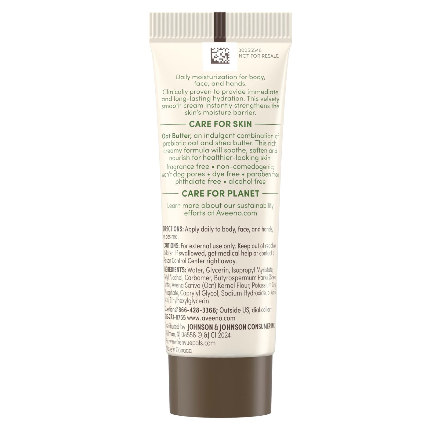 Aveeno Sensitive Skin Moisturizer Bundle, Calm + Restore Oat Gel Facial Moisturizer, 1.7 oz, & Trial Size Daily Moisturizing Cream + Prebiotic Oat, 0.5 oz, Fragrance-Free, Two Items