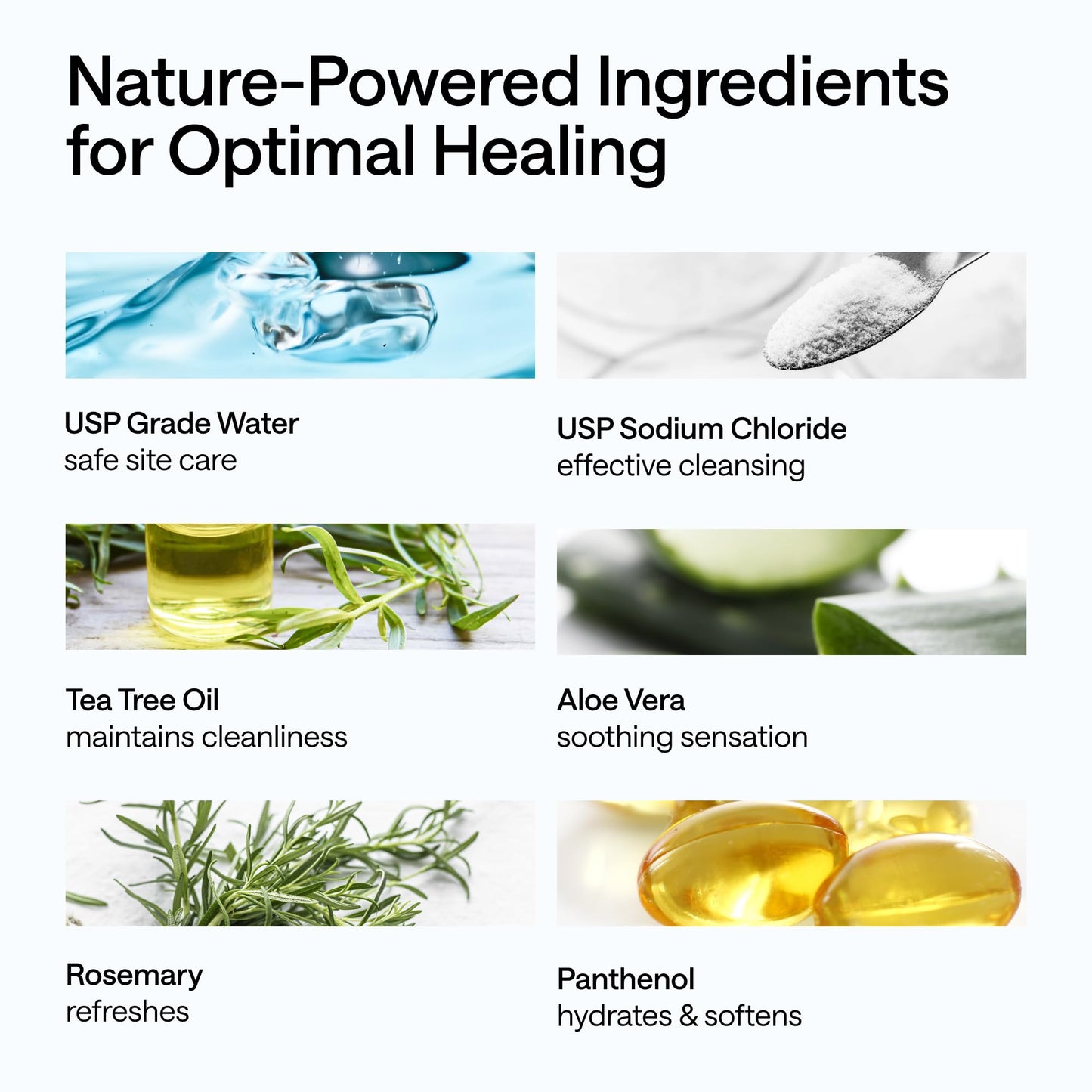 Piercing Aftercare Spray - Sterile Saline Solution for Piercings with Panthenol & Tea Tree Oil for Piercing Bumps Lip, Body, Nose Rings, & Ear Piercing Cleaner Keloid bump removal (3 Pack)