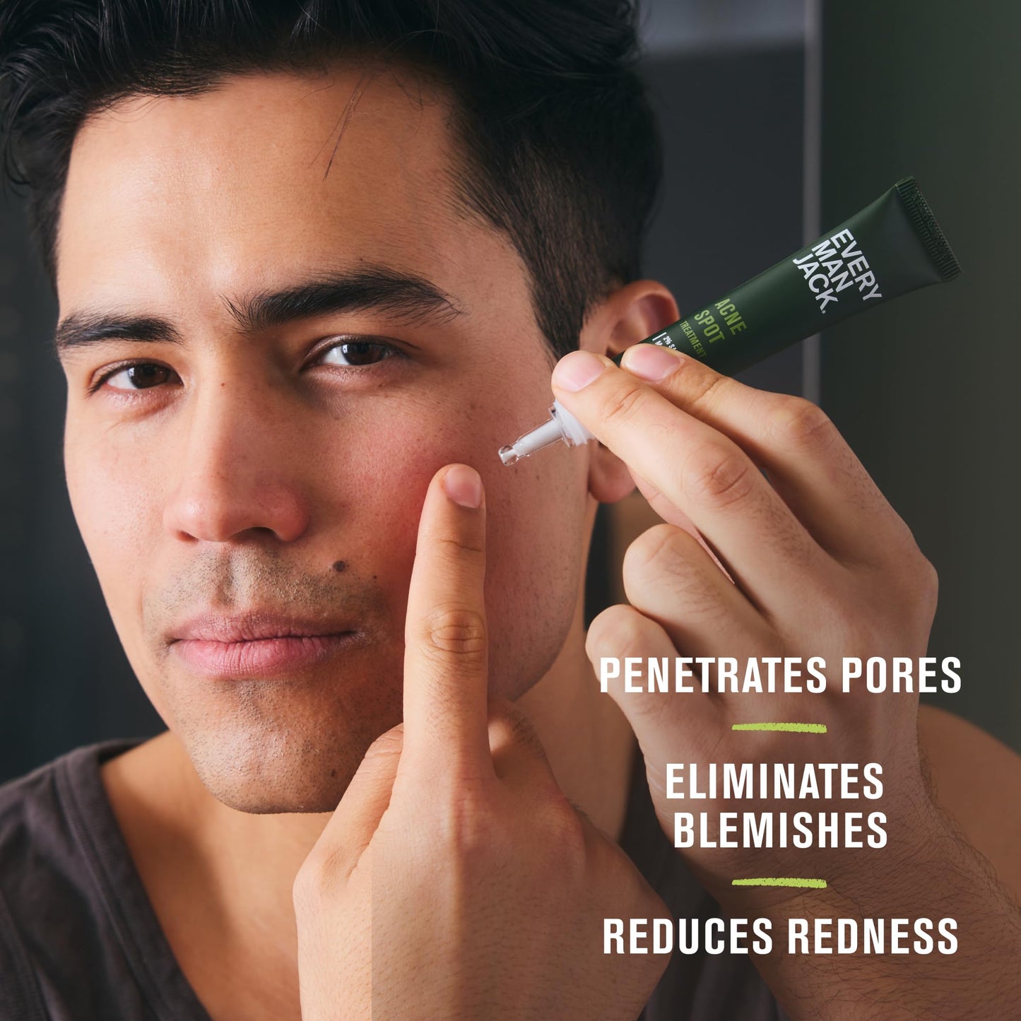 Every Man Jack Daily Skin Care Set -Three Full-Size, Fragrance Free Skin Care Essentials For a Complete Routine - Face Wash, Face Lotion, Acne Spot Treatment