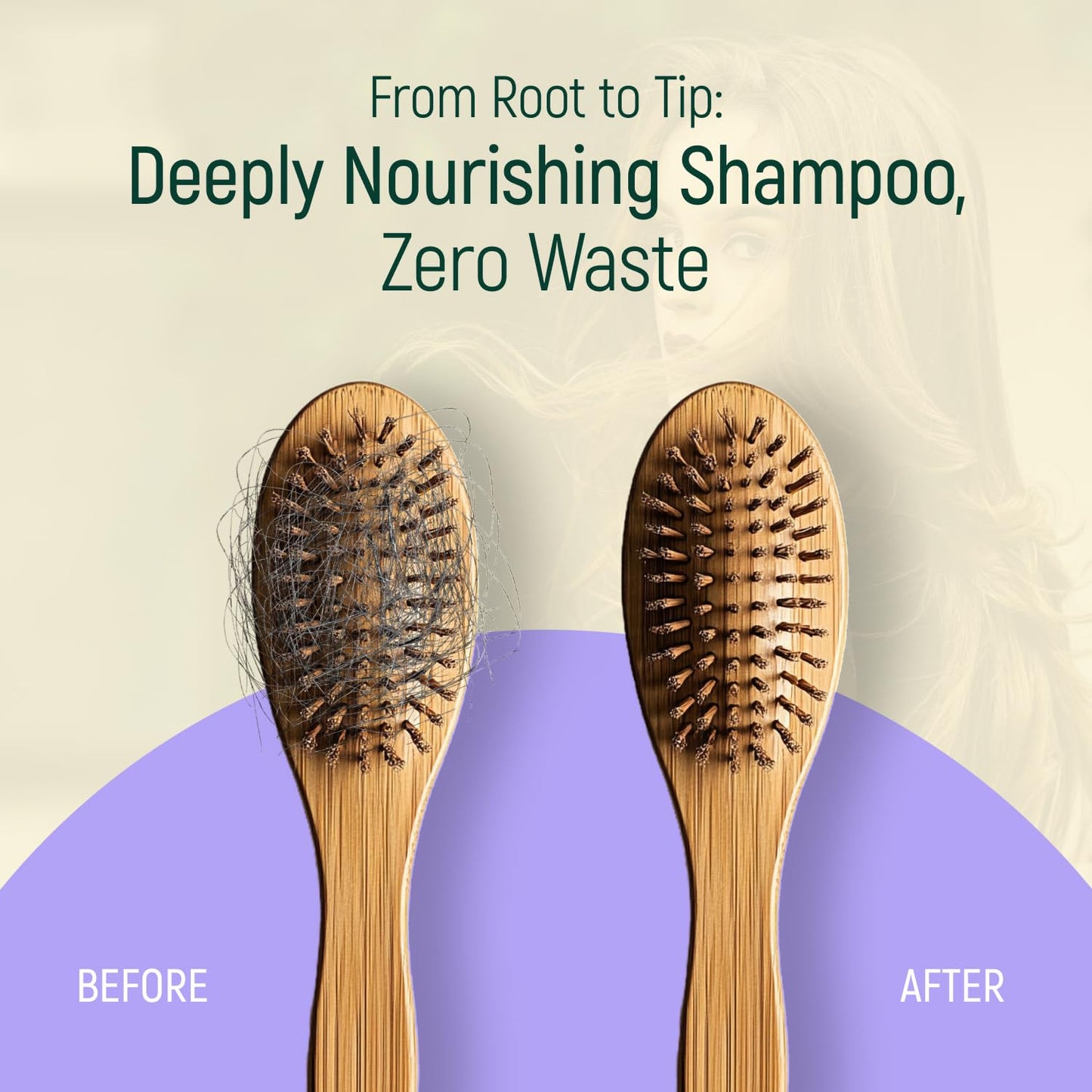 Solid Shampoo Bar And Conditioner Effect Hair Soap – 100% Organic Shampoo Bars For Hair With All Natural Plant Based Essential Oils And Zero Waste Biodegradable Packaging (Lavender)