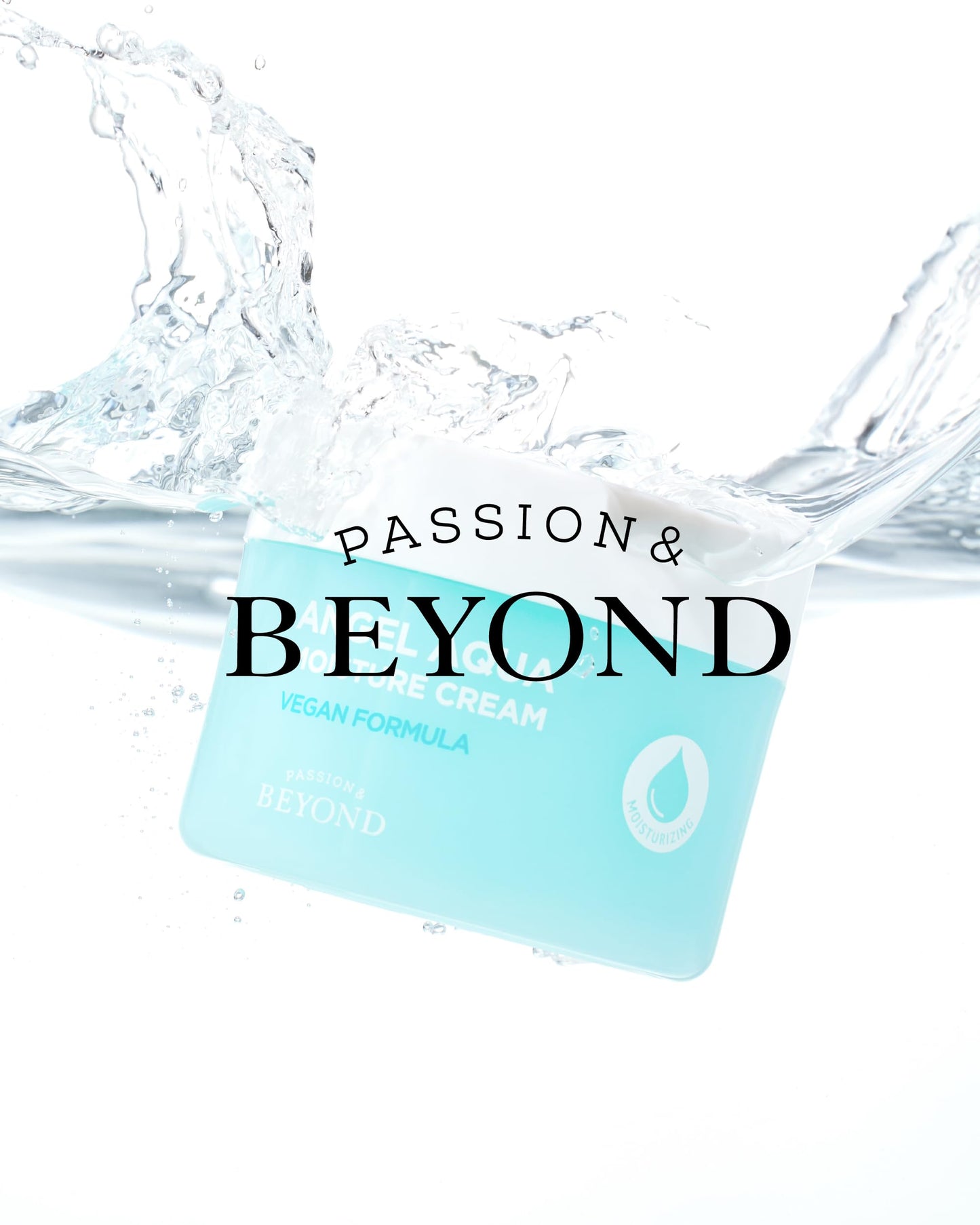 BEYOND Cream (10.2fl oz, Pack of 2) - Instant Soothing, Cooling, Hydrating Lightweight Face Moisturizer, Sleeping Mask. Korean Skin Care, Vegan. Cica, Hyaluronic Acid,