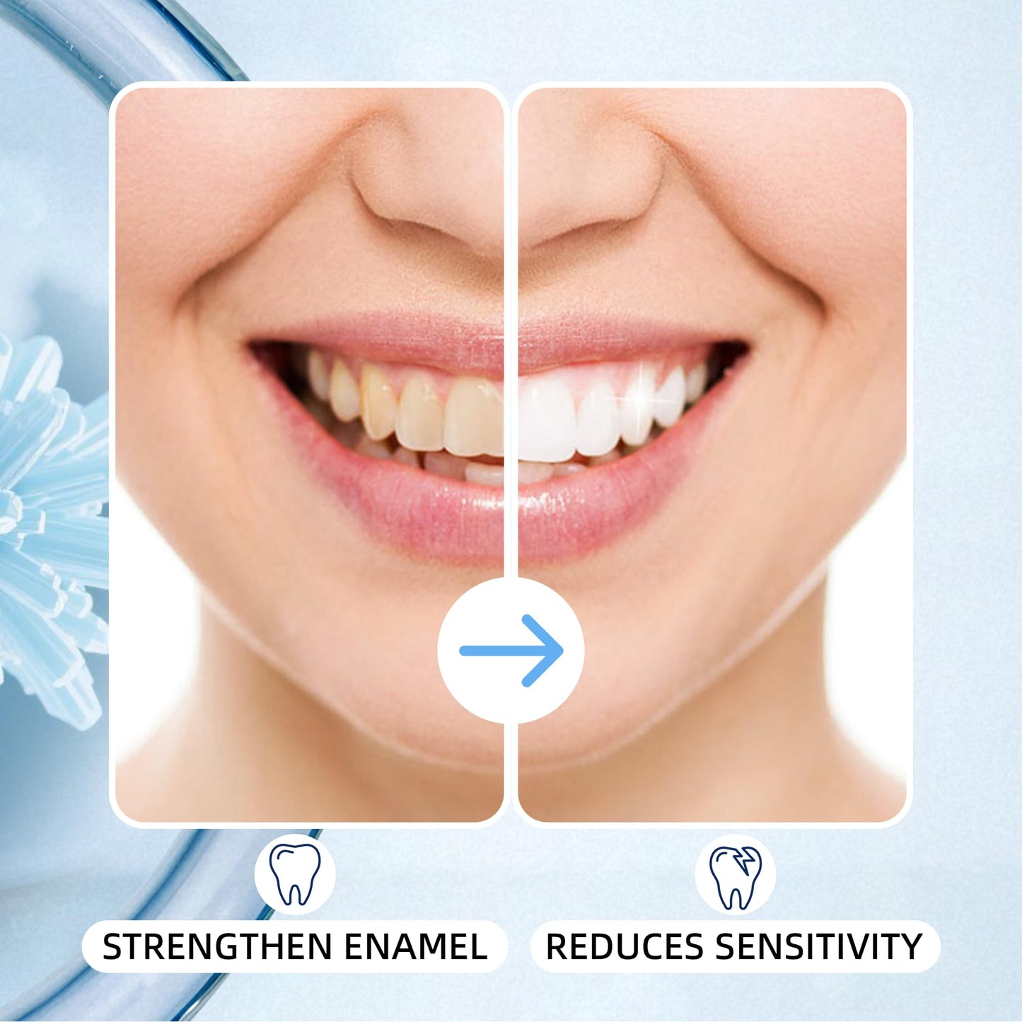 Toothpaste Tablets, Hydroxyapatite Chewable Toothpaste Tabs, Travel Mouthwash Tablets for Deep Cleaning, Fresh Breath, Enamel-Safe, Fluoride & Plastic Free (100 Count)