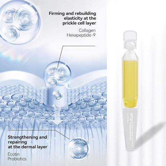 WNP collagen Serum Anti Aging,Oil-Suspension Serum|Barrier repair Firming Emergency Repair|WaterOilBalance| 4D hyaluronic acid|Single-Use Vials Skincare for Sensitiveskin((1.2ml/0.04 fl.oz.) (120ml)