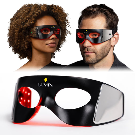 Luminator LED Eye Mask for Men and Women Skincare - Anti-Aging, Boost Collagen, Reduce Dark Circles & Wrinkles, Red Light Therapy for Under-Eye Treatment & Rejuvenation - Only 3 Minutes a Day
