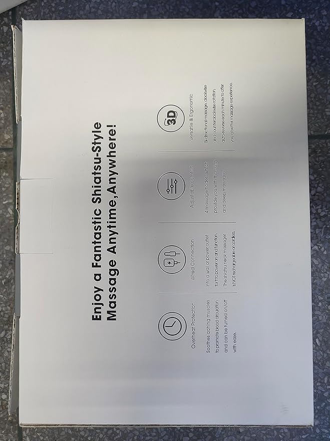 cotsoco Neck Massager,Shiatsu Shoulder and Back Massager with Heat, Electric Deep Tissue Massage Pillow for Body Muscle Pain Relief,Best Gifts Mom Dad Women Men,Home, Office Car Use