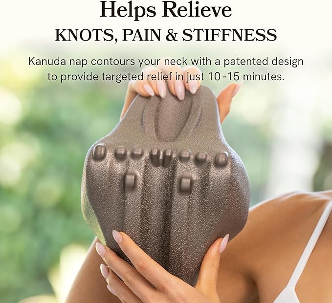 SOMA Nap Pillow - Cervical Traction Device for Neck Pain Relief Neck Stretcher Professional Neck Massager Home Physical Therapy Designed by a Physical Therapist