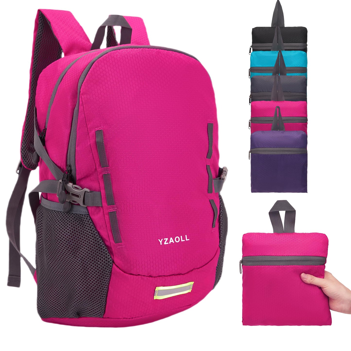 YZAOLL Ultra Lightweight Packable Bag 20L Foldable Backpack Water Resistant Daypack for Women Men Travel Hiking Backpack