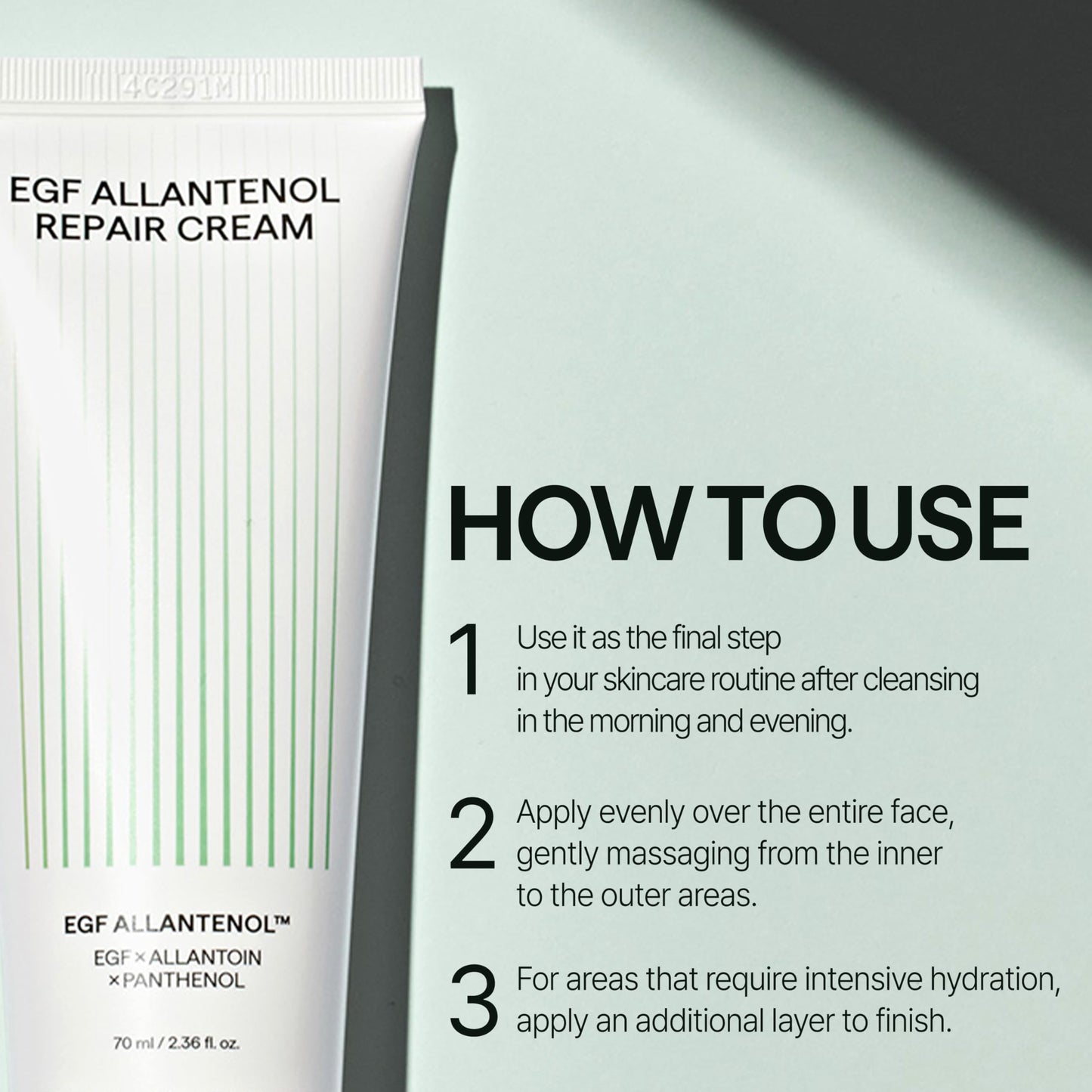 CELL IN SHOT EGF Allantenol Barrier Repair Cream – Facial Moisturizer for Hydration and Skin Barrier Strengthening - Korean Skin Care, 2.36 fl.oz (70 ml)