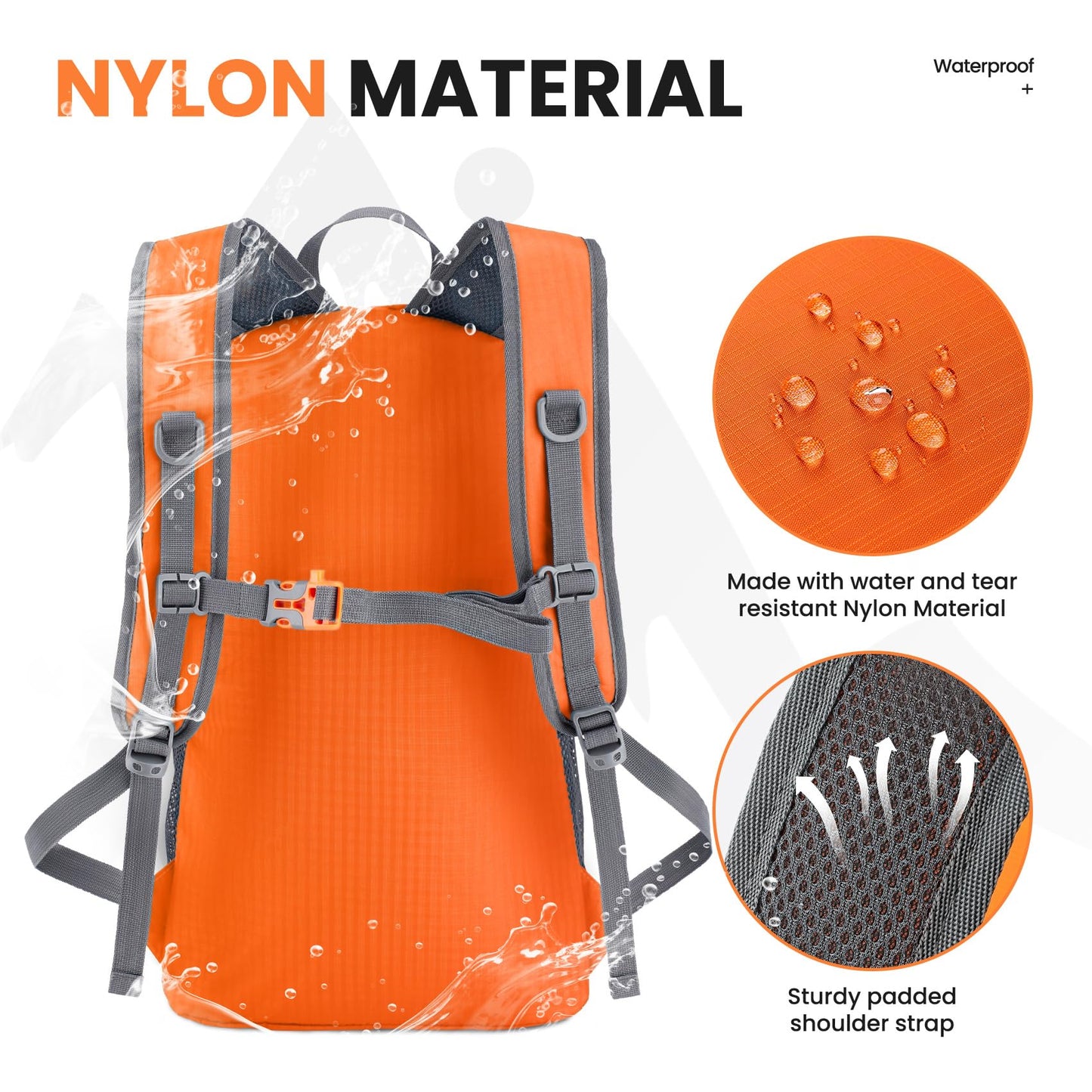 Venture Pal 35L Ultralight Lightweight Packable Foldable Travel Camping Hiking Outdoor Sports Backpack Daypack