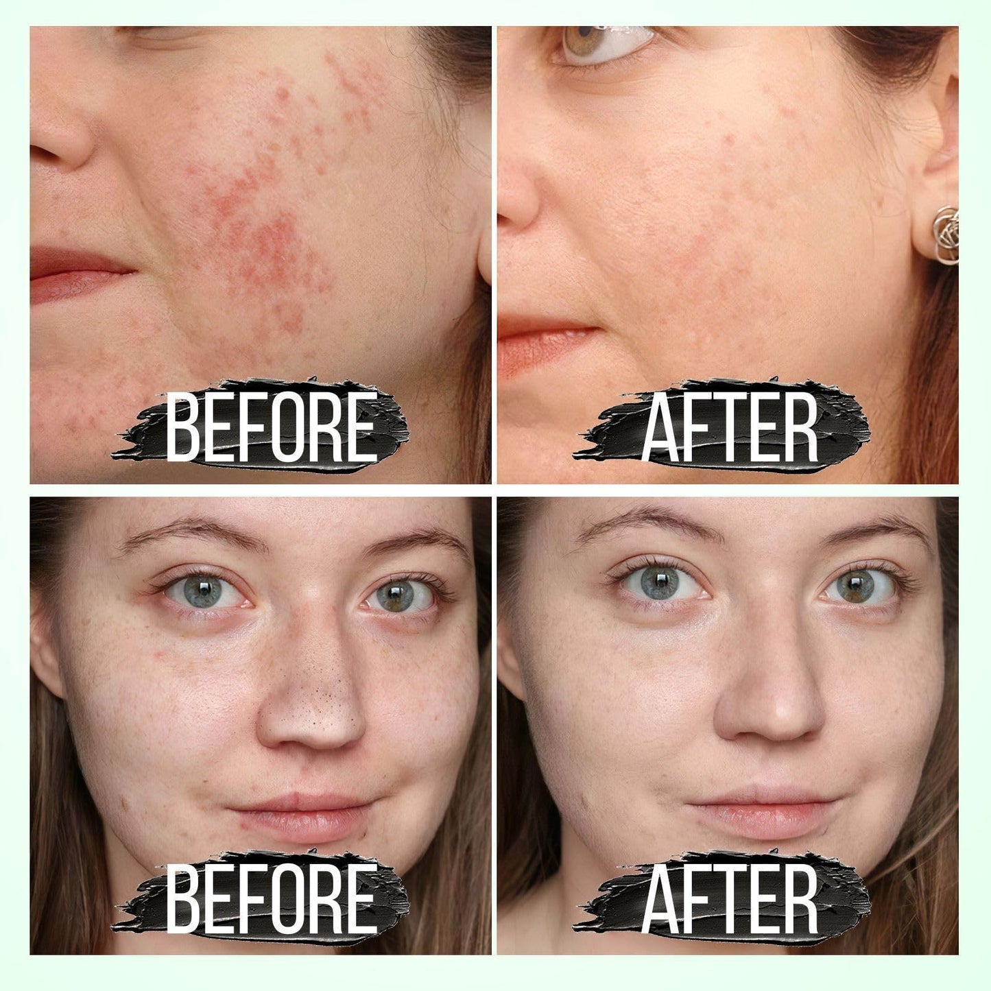 Blackhead Remover Mask for Face - Peel Off Black Mask, Charcoal Nose Blackhead Remover Mask, Deep Cleansing Blackhead Pores Acne for Skincare