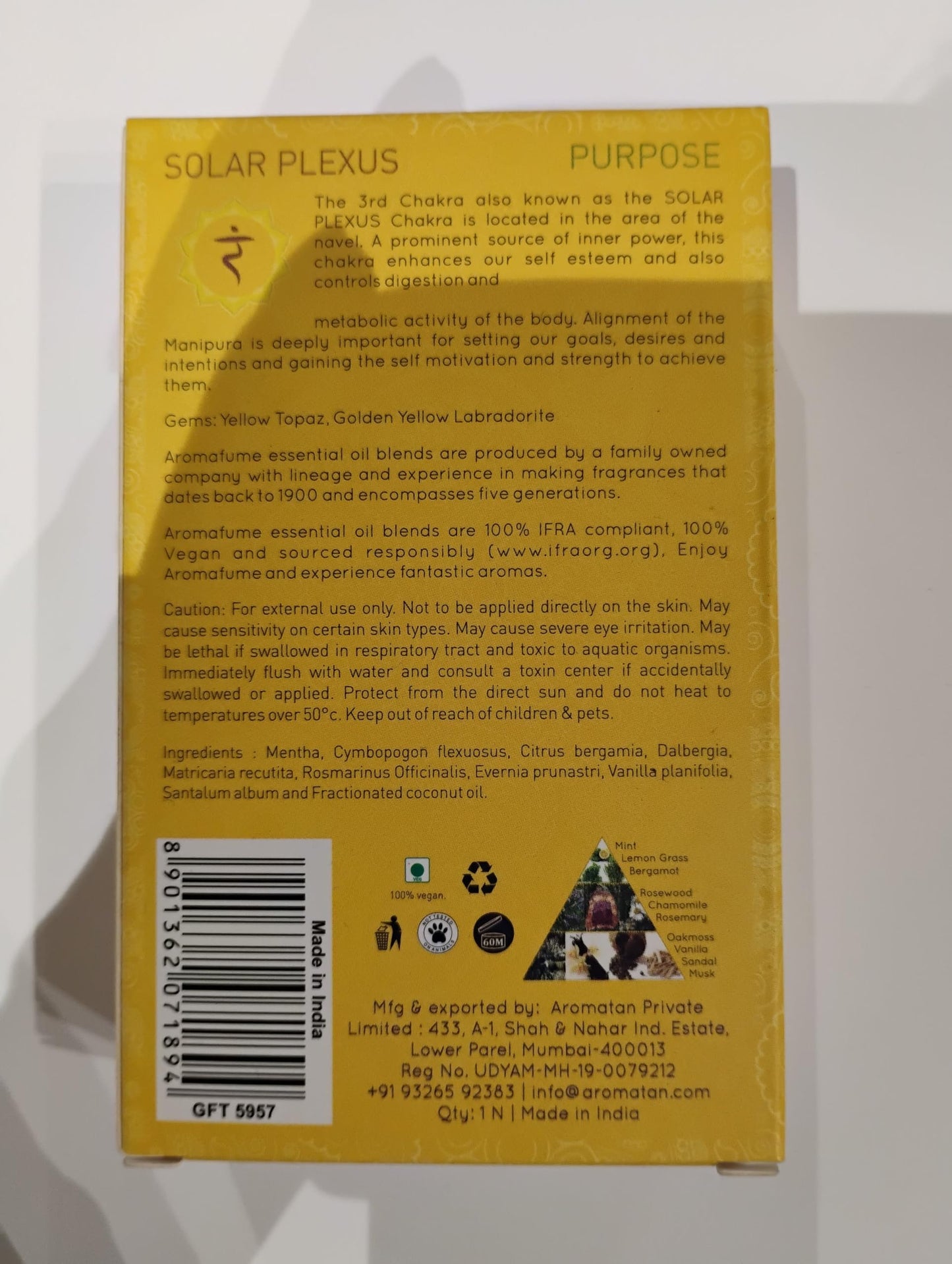 7 Chakra Essential Oil Roll-On Blend Gift Set by Aromafume | 7x 6ml/0.2 fl oz | Aromatherapy Oils for Meditation, Chakra Balance | Yoga & Reiki Gifts | Essential Oil Set for Plexus, Root Chakra & more