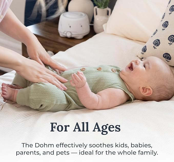 Yogasleep Dohm (Charcoal) The Original White Noise Machine, Relaxing Natural Sound from a Real Fan, Noise Cancelling for Office Privacy, Sleep Aid for Adults & Baby, Travel Size Pink Noise Machine