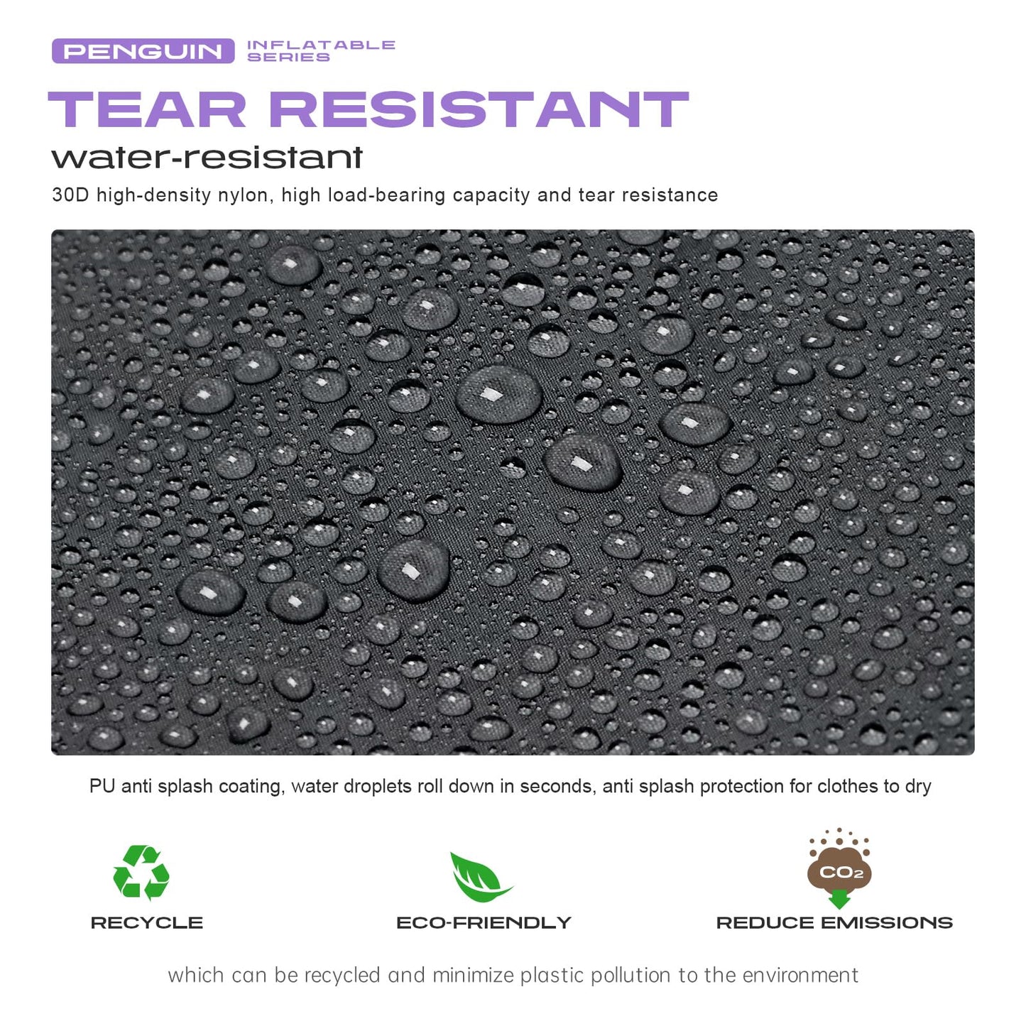 ETROL Travel Packing Cubes Set of 4, Waterproof Compression Storage Bags for Clothes, Lightweight Luggage Organizers for Suitcase, Backpacking, Hiking, Camping & Business Trips(S+M+L+XL)