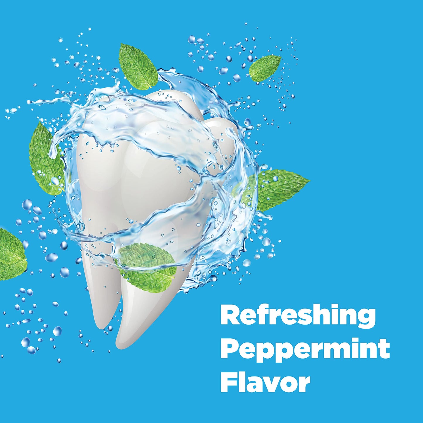 Chomp Toothpaste Tablets, Peppermint, Whitening 60 Count