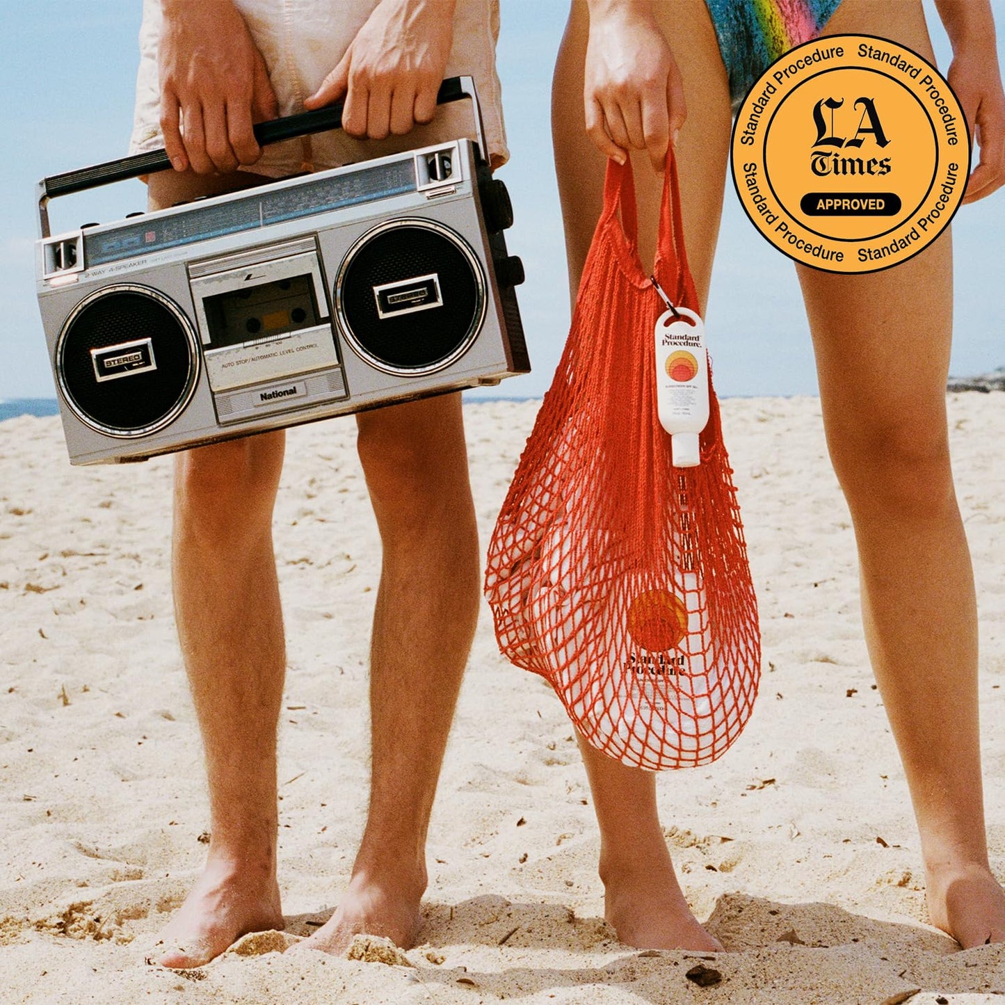 Standard Procedure. SPF 50+ Sunscreen, Travel-Size Broad Spectrum Face & Body Sunblock, 4HR Water Resistant, Organic Chemical Formula, 2 oz