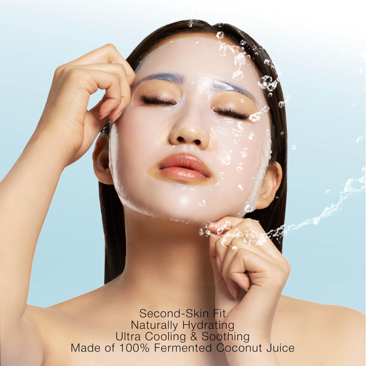 STARSKIN Red Carpet Ready Bio-Cellulose Face Mask – 4 Pack (40 g Each), Instant Hydration & Glass-Skin Glow, Coconut-Fermented Fiber, K-Beauty