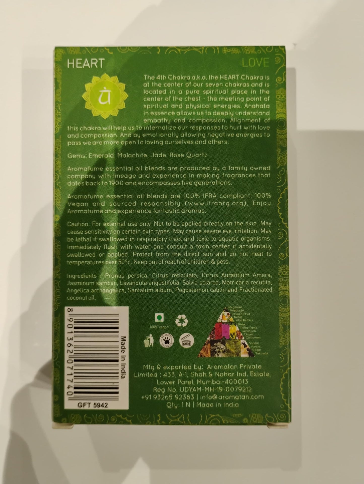 7 Chakra Essential Oil Roll-On Blend Gift Set by Aromafume | 7x 6ml/0.2 fl oz | Aromatherapy Oils for Meditation, Chakra Balance | Yoga & Reiki Gifts | Essential Oil Set for Plexus, Root Chakra & more